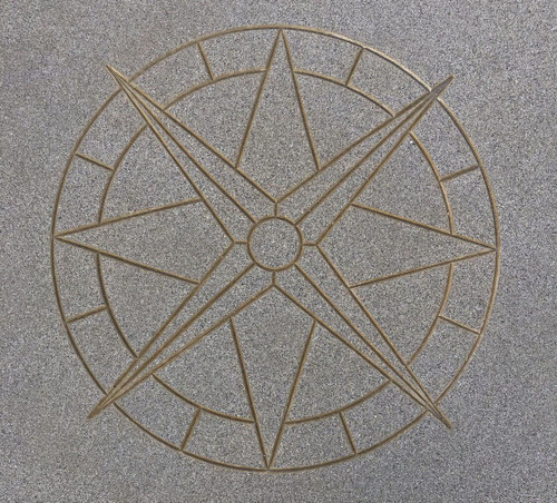 Compass Rose Wide