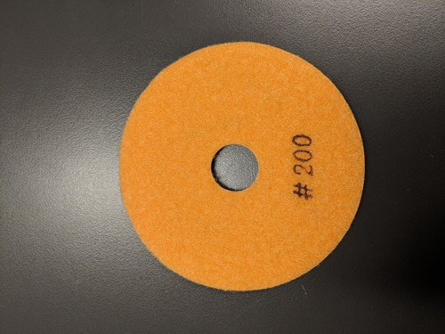 200 Grit Resin Pad (4")