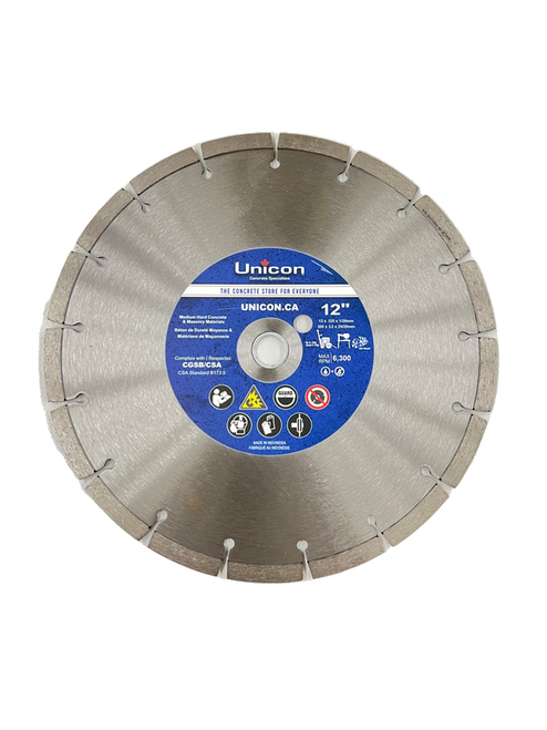 12" Unicon Segmented Blade General Purpose(Dry/Wet) 12" Unicon Segmented Blade General Purpose(Dry/Wet)