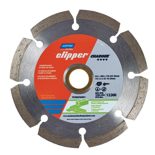 Clipper Charger Segmented Rim Blade (5")
