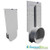 600 Series-ABS Universal End Cap - 4" Inlet/Closed (Male)