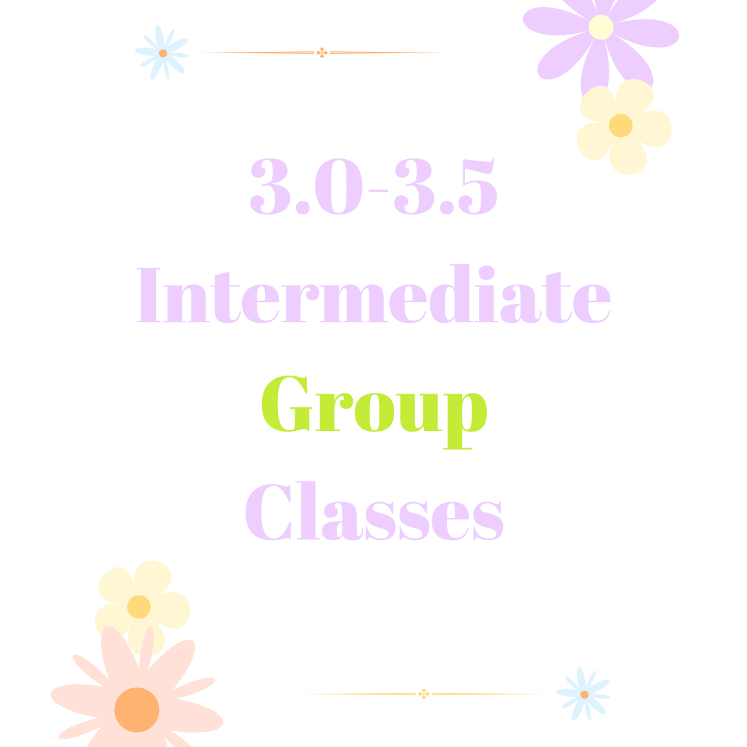 3.0 (Intermediate) Classes