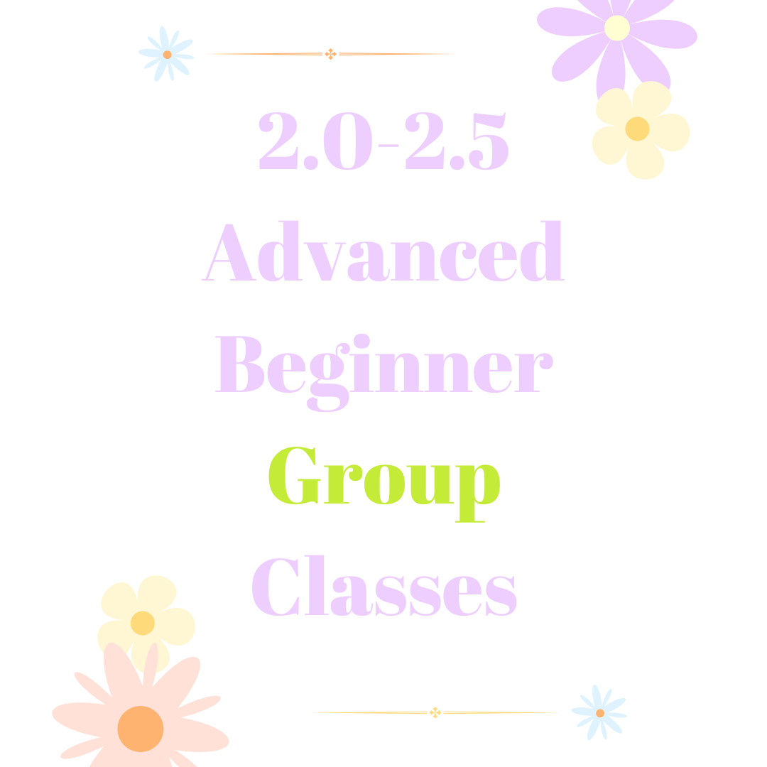 2.0 (Advanced Beginner) Classes