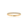 SIF Jakobs Ring Ellera - 18K Gold Plated With White Zirconia