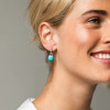 TI SENTO - Milano Ear Charms Turquoise Cut Cushion Stones