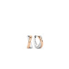 TI SENTO - Milano Silver Rose Gold Plated Earrings