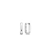 TI SENTO - Milano Silver Hoop Oval Link Earrings