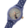 Radley Ladies Blue Printed Silicone Heart Silver Plated Watch