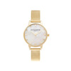Olivia Burton Midi Mother Of Pearl Dial Pale Gold Mesh Watch