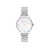 Olivia Burton Mother Of Pearl White, Silver Watch