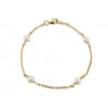 9ct Yellow Gold Pearl Bracelet