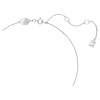 Swarovski Una Angelic pendant
Round cut, Pavé, White, Rhodium plated