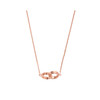 Interlink Necklace Rose Gold