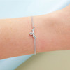 Lucky Bee Chain Bracelet Silver