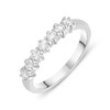 Platinum Diamond 0.60ct 7 Stone Claw Eternity Ring
