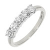 Platinum Diamond 0.76ct 5 Stone Share Claw Eternity Ring