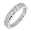 Platinum Diamond 0.75ct Princess Cut Channel Set Eternity Ring