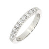 Platinum Diamond 0.51ct 9 Stone Loopy Eternity Ring