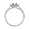 Platinum Diamond 0.51ct all Princess Cut Trinity Ring