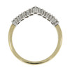 18ct Yellow Gold Diamond 0.45ct Shaped Eternity Ring