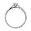 18ct White Gold Diamond 0.32ct Solitaire Wed Fit Ring