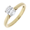 18ct Yellow Gold Diamond 0.30ct Solitaire Oval Cut Ring