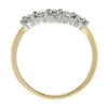 9 ct white gold diamond shaped eternity ring