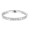 9ct white gold diamond band