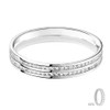 9ct W/G Diamond Set Wedding Ring