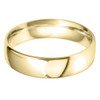 9ct Yellow Gold Wedding Court Band Width 6mm Size W