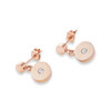 COEUR DE LION rose gold plated earstuds