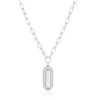 SIF JAKOBS NECKLACE CAPIZZI GRANDE - WITH WHITE ZIRCONIA