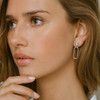 SIF JAKOBS EARRINGS ROCCANOVA LUNGO - WITH WHITE ZIRCONIA