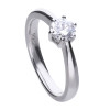 Diamonfire Claw Set 0.75ct Zirconia Solitaire Ring