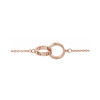 Olivia Burton Classics Rose Gold Interlink Bracelet