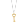 TI SENTO - Milano Gold Plated Key Pendant