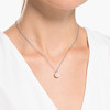 Swarovski Treasure necklace White, Rhodium plated