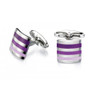 Fred Bennett  Purple Shades Stripe Cufflink