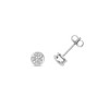 9ct white gold diamond studs