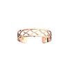 Les Georgettes Cannage bracelet 14 mm Rose gold finish