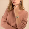 Les Georgettes Ibiza ring 12 mm Silver finish