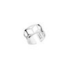 Les Georgettes Resille ring 12 mm Silver finish