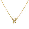 18ct Yellow Gold Cosmos Diamond Necklace