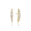 Sif Jakobs EARRINGS BELLUNO - 18K GOLD PLATED WITH WHITE ZIRCONIA