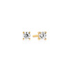 SIF Jakobs EARRINGS PRINCESS PICCOLO - 18K GOLD PLATED WITH WHITE ZIRCONIA