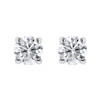 18CT WHITE GOLD 0.53CT DIAMOND SOLITAIRE STUD EARRINGS