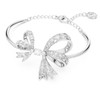 Swarovski Hyperbola bangle
Bow, White, Rhodium plated