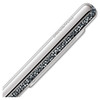 Swarovski Crystal Shimmer ballpoint pen Silver Tone, Chrome plated