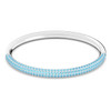 Stone bangle Blue, Stainless steel
