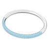 Stone bangle Blue, Stainless steel